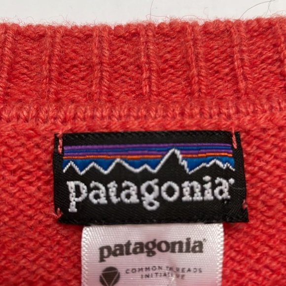 Patagonia Red Crew Neck Sweater - Picture 7 of 14